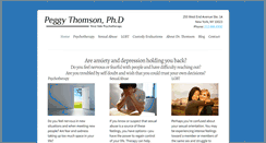 Desktop Screenshot of drpeggythomson.com
